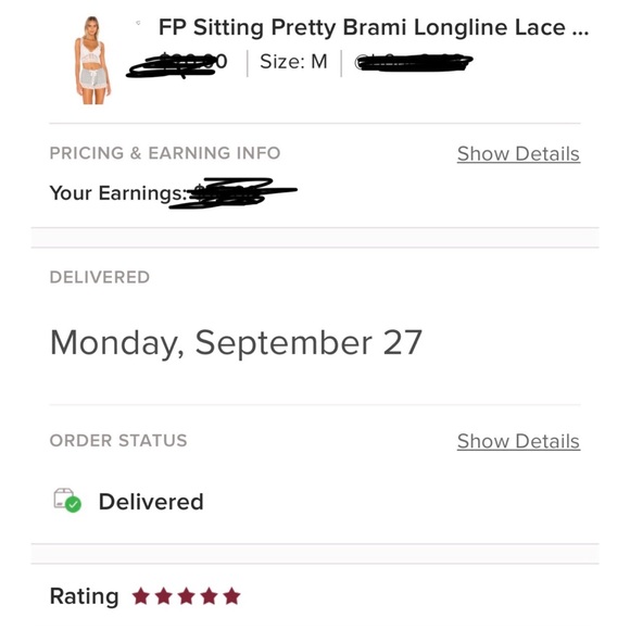 FP Sitting Pretty Brami Longline Lace Bralette - Picture 5 of 5